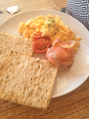 Ash's Table Pic 4 - Salmon and eggs