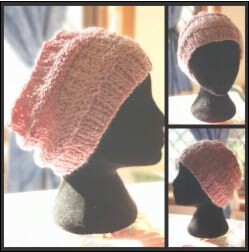 Ch'an Hataalii Pic 2 - PonytailMessy Bun Beanie by Cairns local Nay