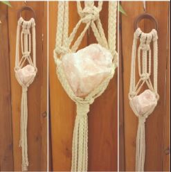 Ch'an Hataalii Pic 5 - Macrame crystal hangings by Brisbane local Jasine