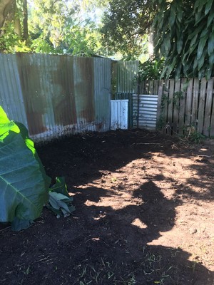 Working Bee Rubbish Removal Pic 4 - Finished yard by workingbeerubbishremoval removed years of lawn clippings and green waste