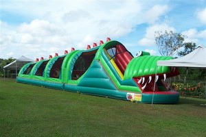 Darwin Castles And Slides Pic 2 - Croc obstacle course