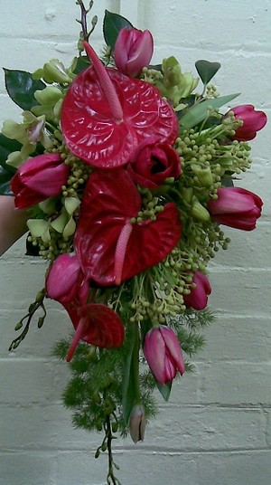 Envy Bridal Finishes Pic 3 - Red theme bouquet