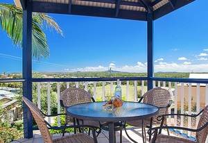 ClubYamba Beach Holiday Accommodation Pic 2 - The Panorama Suite has large balcony areas