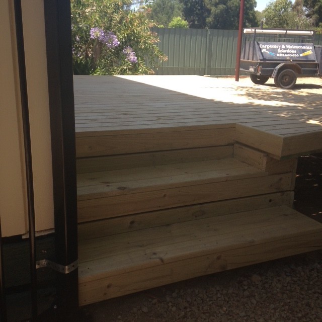 Daniel's Carpentry & Maintenance Solutions Pic 1 - Completed deck in Wangaratta