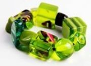 Unique Jewellery Online Pic 1 - Superb lime green bracelet from the Jackie Brazil Indiana Jones collection