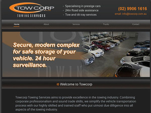 Natarian.com Pic 2 - Website and logo for local towing company in Artarmon specialising in prestige vehicles