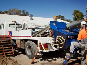 Stronger Foundations Pic 3 - Line pump truck