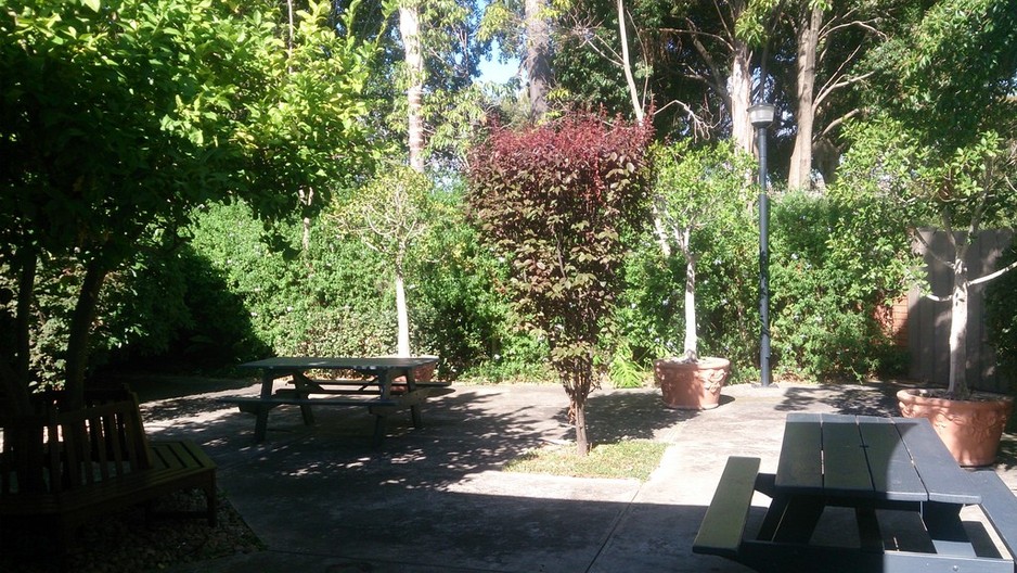 Marion Hotel Pic 1 - One of the beer gardens