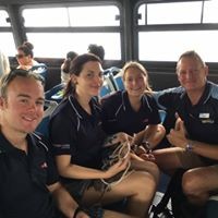 Aquatica Pic 2 - Learning knots on the ferry ride