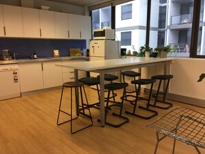 A23 Coworking Pic 4 - Free kitchen dining facilities including fruit tea coffee filtered water