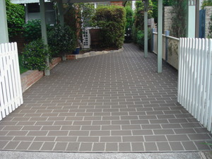 TCP Concrete Pic 4 - Willoughby Existing Driveway after Resurfacing