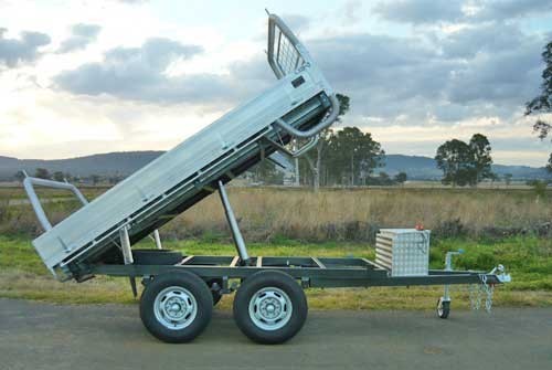 Flat Top Trailers Pic 1 - 35 T tandem Aluminium Tipper Trailer