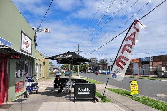 The Grove Cafe & Takeaway Pic 1 - Outdoor seating area