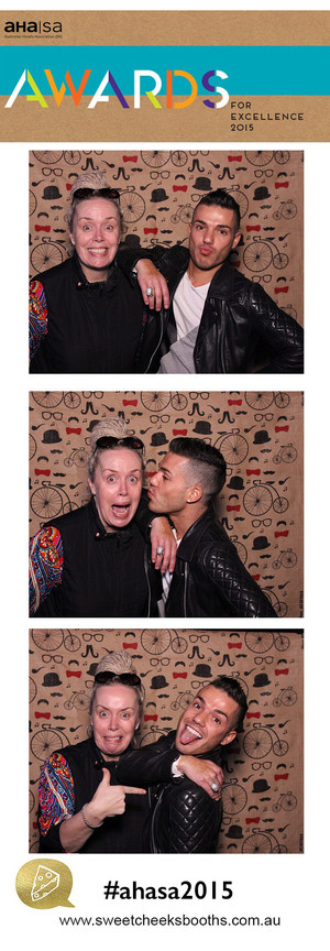 Sweet Cheeks Photo Booths Pic 3 - Anthony Callea at AHASA Awards 2015