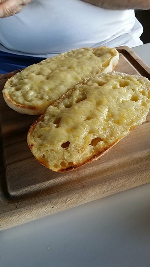 Amillys Pic 5 - Melted cheese on Turkish bread