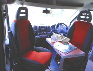 Southern Spirit Campervans Pic 5 - seating area motorhome Fiat Ducato