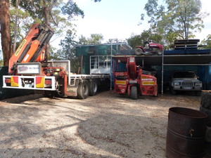 David Mitchell's Crane Truck Hire Pic 2 - Trucks with Long Reach Cranes