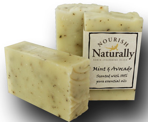 Nourish Naturally Pic 5 - Natural handmade Mint Avocado soap