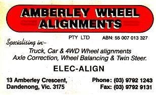 Amberley Wheel Alignments Pic 1