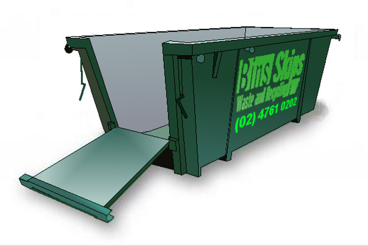 Bins Skips Waste and Recycling Pic 1 - WalkIn Skip Bins for heavy work