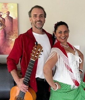 Flamenco Fiesta Melbourne Pic 4 - Flamenco Fiesta Melbourne Spanish Guitar Flamenco Dancer Paul Belinda Martin