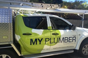 My Plumber Townsville Pic 5 - Work vehicle getting around town