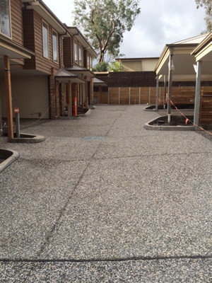 MBC Concreting & Paving Pic 2 - Exposed Aggregate Driveway