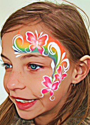 Cheeky Face - Face Painting Pic 4 - Free Face Painting Free Balloon Modelling Follow us on twitter CheekyF and find out where when well be painting publicly FREE to you