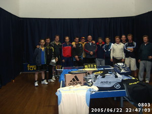 Australian Table Tennis Academy Pic 5 - Academy competition Winning teams prizes