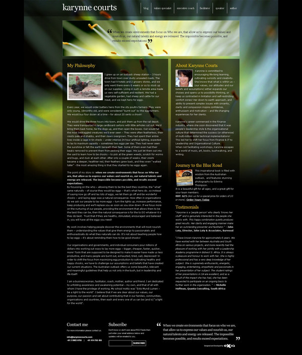 Central Coast Web Design Pic 1 - One of the MANY Websites We Have Built