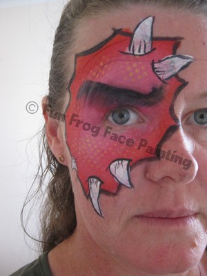 Fun Frog Face Painting Pic 3 - Monster Eye