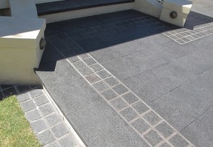 Granite & Stone Gallery Pic 3 - Charcoal Black Pavers Cobblestones