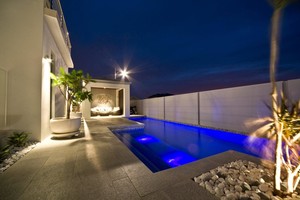 Granite & Stone Gallery Pic 2 - White Grey Granite Pavers 80mm Pool Square Edge