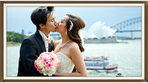 Majestic Wedding Production Pic 2 - Outdoor video shoot on Sydneys Darling Harbour