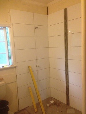 Brisbane Building Solutions Pic 2 - Tiling for new shower full house renovation