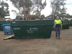 Jims Skip Bins (Torquay) Pic 5 - 8M3 SKIP BIN