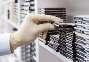 Ontrack Data Recovery Pic 5 - Data recovery clean room storage