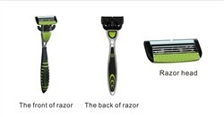 Razor Shack Pvt Ltd Pic 3 - Precision 3 Blade Shaving Razor or the Force 4 Blade