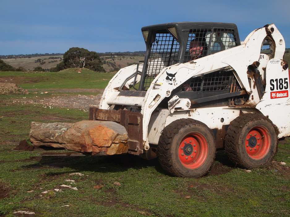 Dmp Earthworks Pic 1 - Tight access bobcat medium wheeled bobcat and large track bobcat available