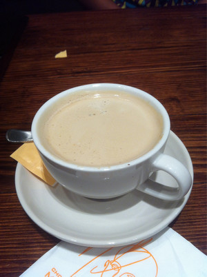 Max Brenner Chocolate Bar Pic 5 - Flat white coffee