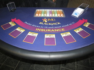 OMG Gaming & Entertainment - Illawarra Pic 5 - OMG Casino Party Hire Blackjack