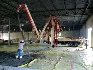 Equipcon Pty Ltd Pic 3 - Internal underroof concrete pumping