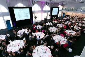 The Jenerator! Pty Ltd Pic 4 - Jen Harwood speaking to a full house at Luna Park Crystal Ball Room Property Women 2013