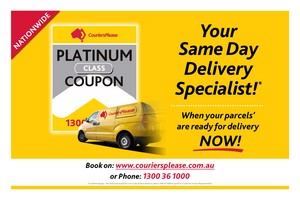 CouriersPlease Pty Ltd Pic 3 - Purchase your Platinum Coupon today