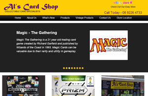 Euphoria Web Design Pic 3 - Als Card Shop