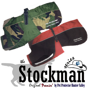 Pet Protector Hunter Valley Pic 3 - The Stockman Series Original Premier and PremierX 100 Waterproof Dog Coats