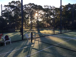 Trumper Park Tennis Centre Pic 5 - Courts 5 and 6 in winter