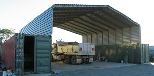 Express Sheds Pic 4 - Industrial Shade Shed