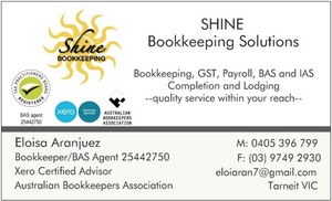 Shine Bookkeeping Solutions Pic 4 - Quality service prompt and affordable