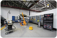 Flagstaff Autobody repair Specialists Pic 3 - One of our well equipped and organised panel beater repair bays